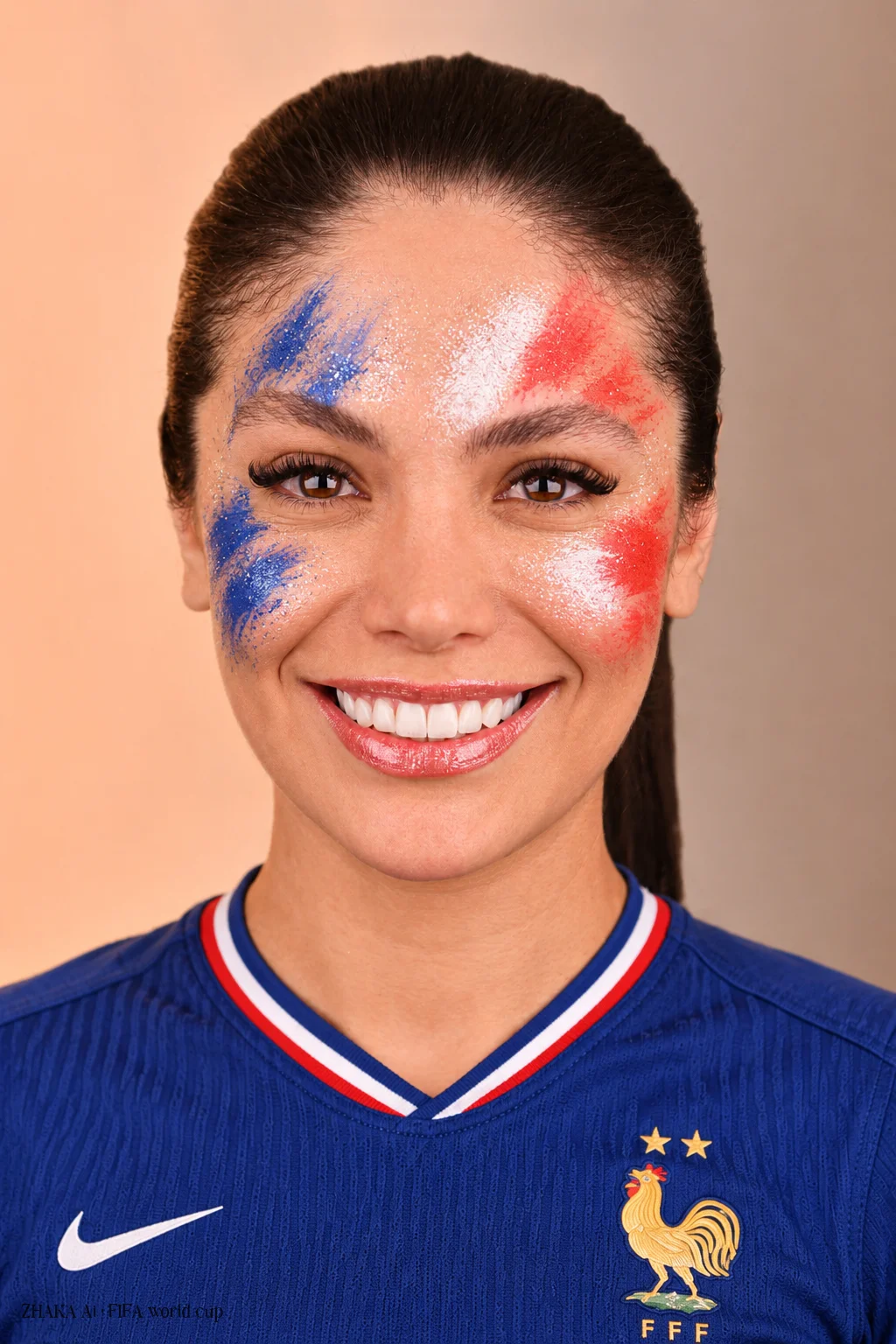 Patient portrait after AI smile design treatment